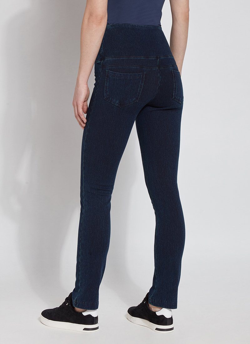 Lysse Denim Straight Leg Jean Legging  Mid Wash