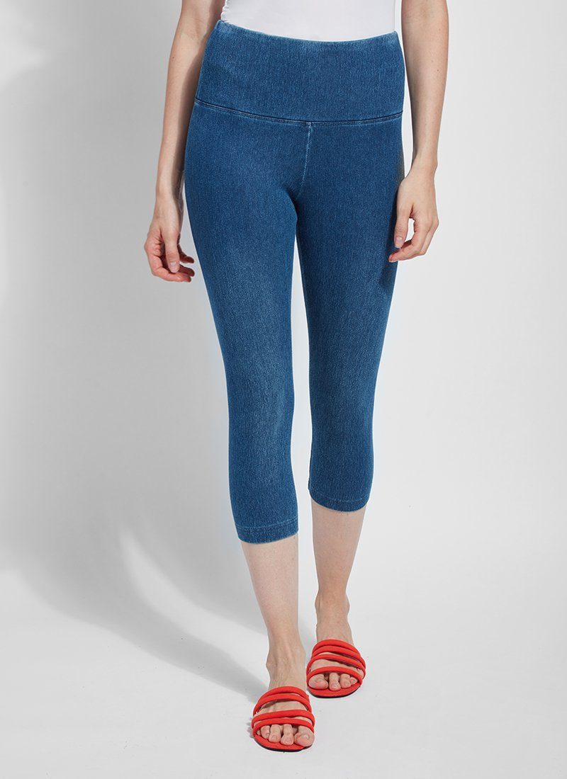 Lysse Denim Capri (21" Inseam) Indigo
