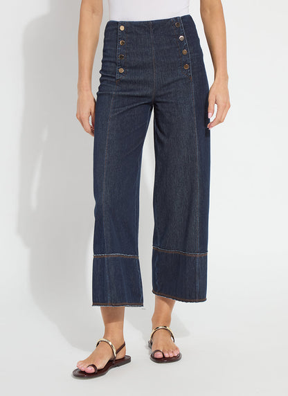 Lysse Kaia Wide Leg Denim (25.5" Inseam) Indigo