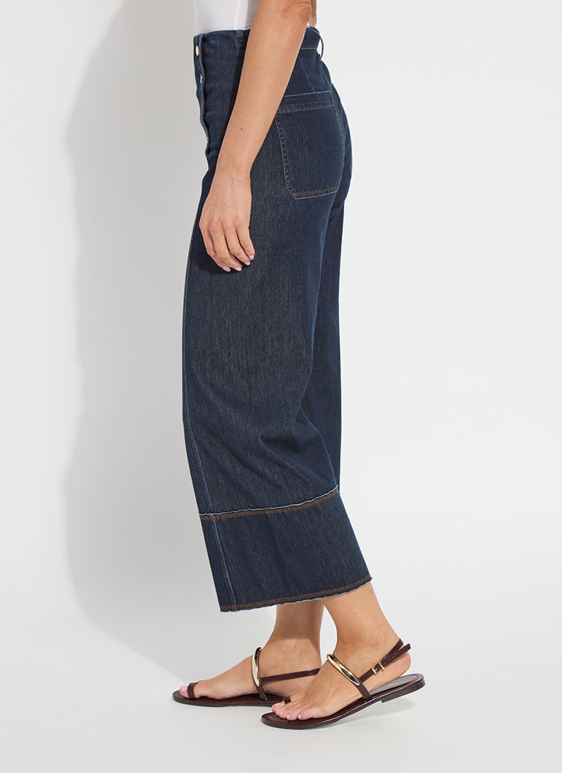 Lysse Kaia Wide Leg Denim (25.5" Inseam) Indigo
