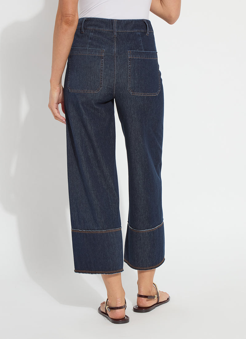 Lysse Kaia Wide Leg Denim (25.5" Inseam) Indigo
