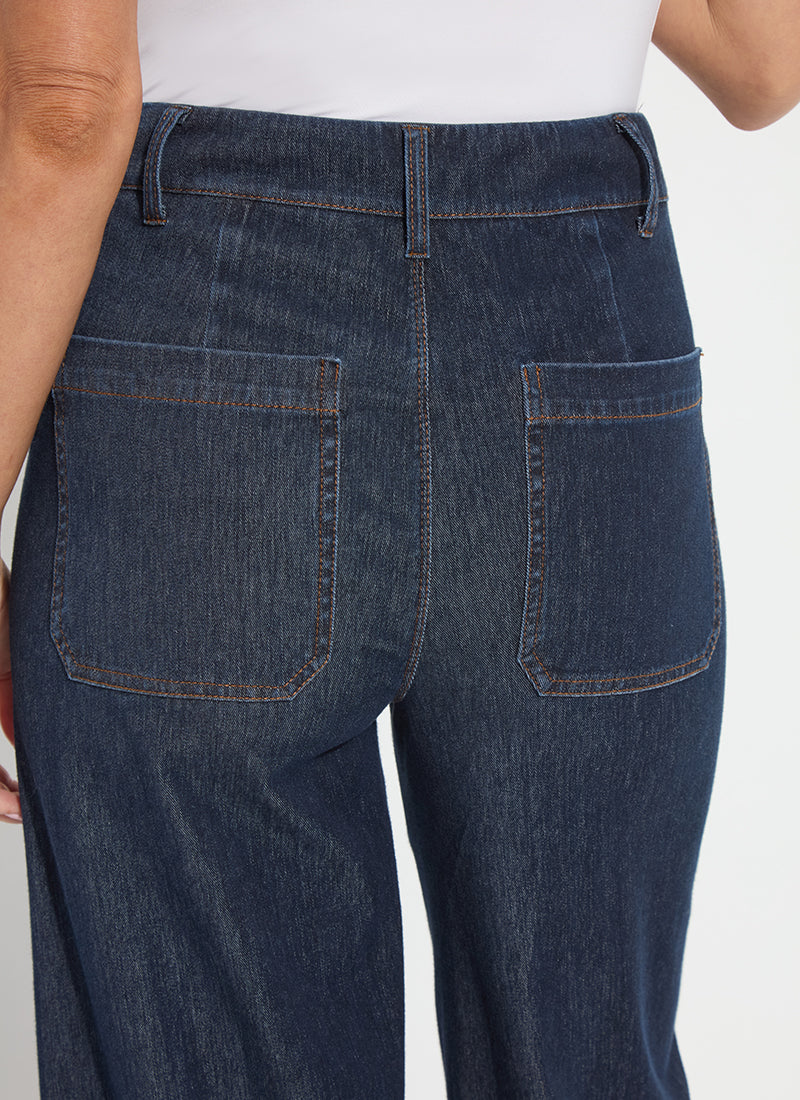 Lysse Kaia Wide Leg Denim (25.5" Inseam) Indigo
