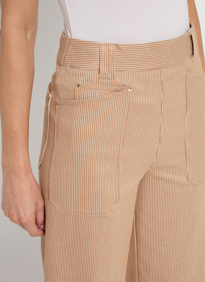 Lysse Analia Wide Leg Denim (25" Inseam) Cinnamon Sheen Line