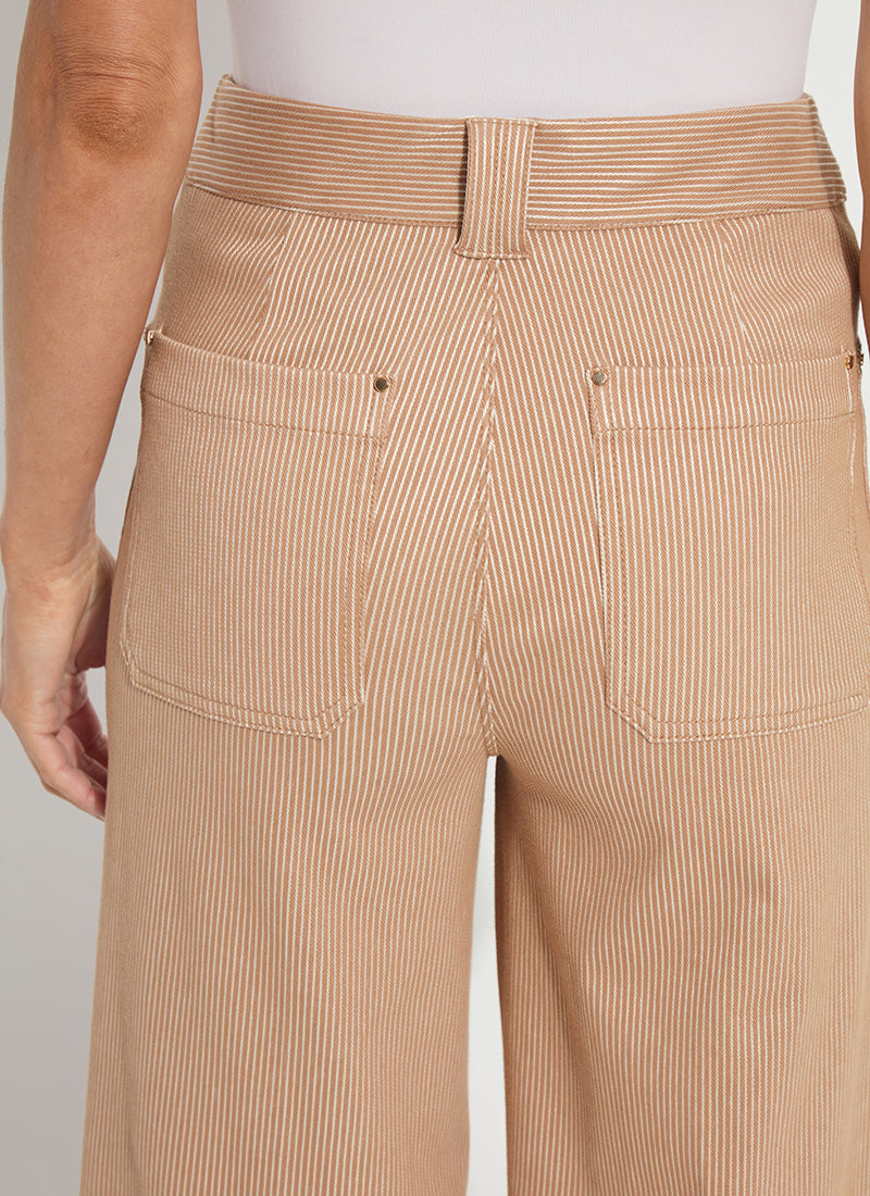 Lysse Analia Wide Leg Denim (25" Inseam) Cinnamon Sheen Line