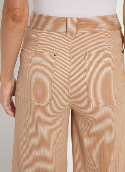 Lysse Analia Wide Leg Denim (25" Inseam) Cinnamon Sheen Line