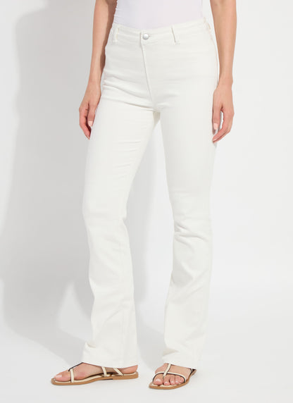 Lysse Estelle Everyday Flare Denim (32" Inseam) Distressed Black