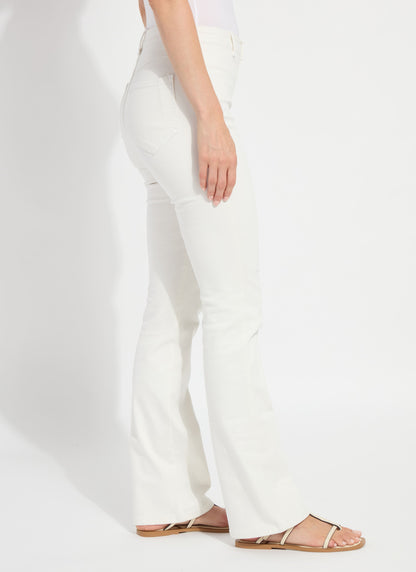 Lysse Estelle Everyday Flare Denim (32" Inseam) Distressed Black