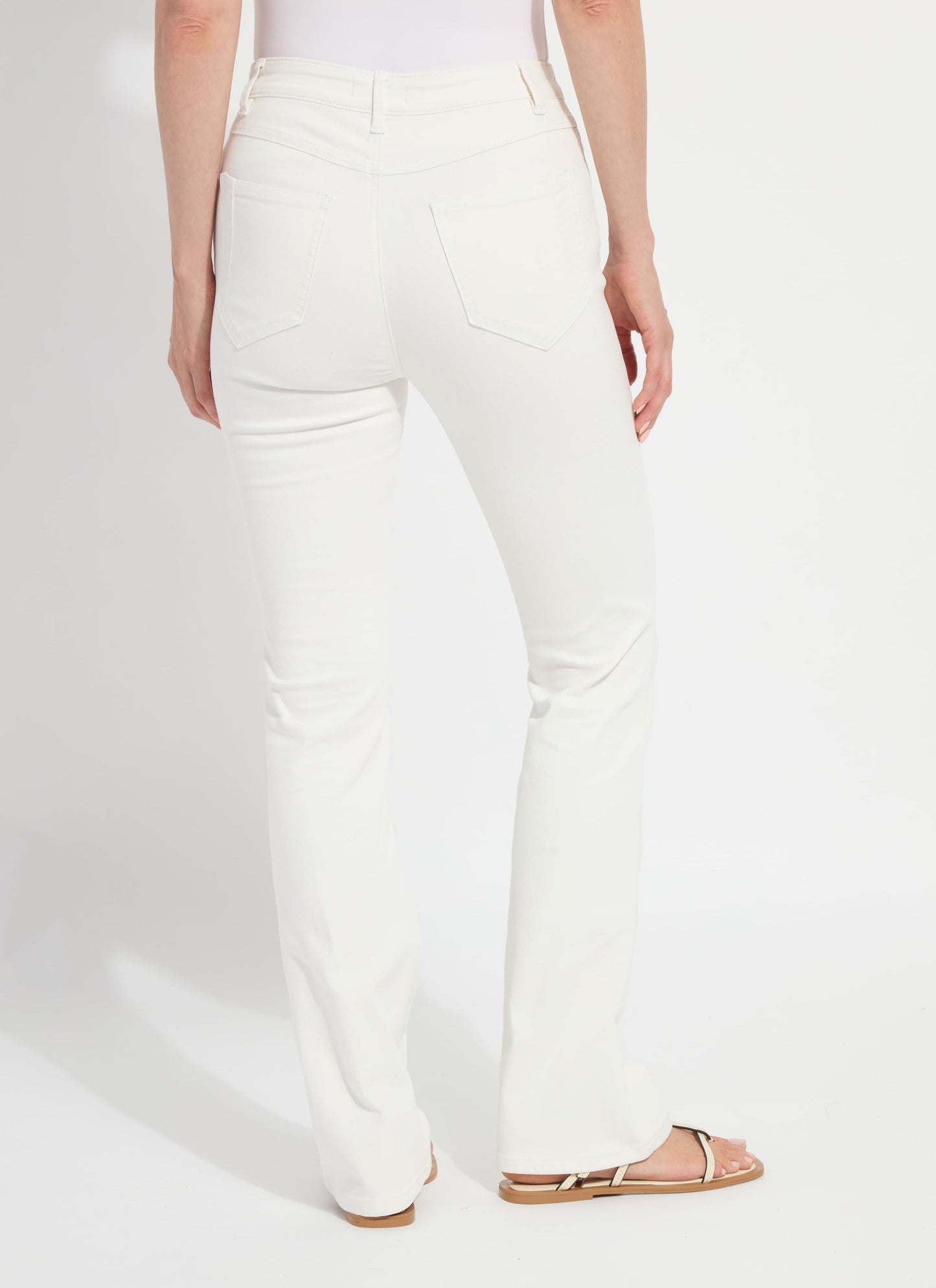 Lysse Estelle Everyday Flare Denim (32" Inseam) Distressed Black