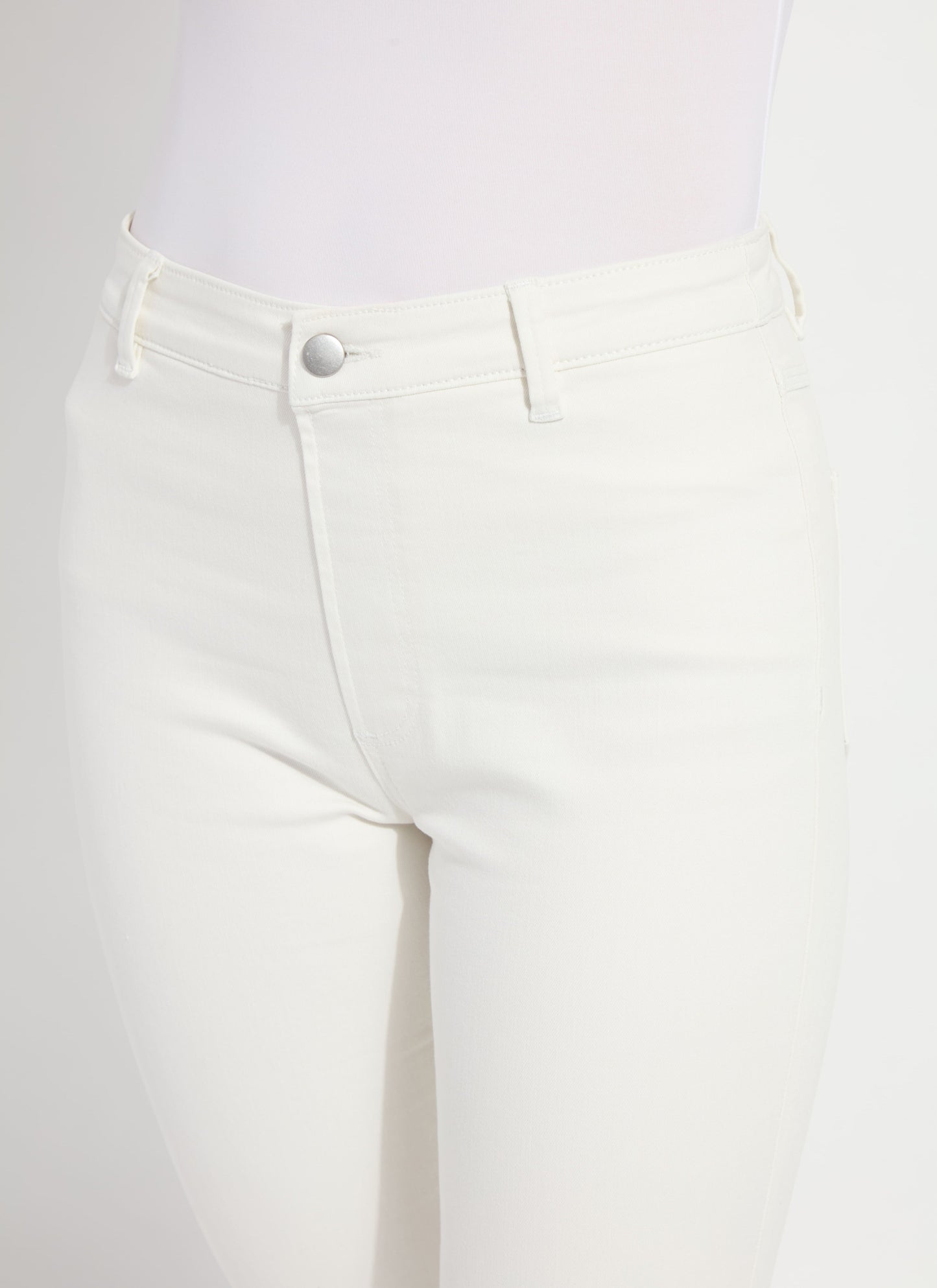 Lysse Estelle Everyday Flare Denim (32" Inseam) Distressed Black