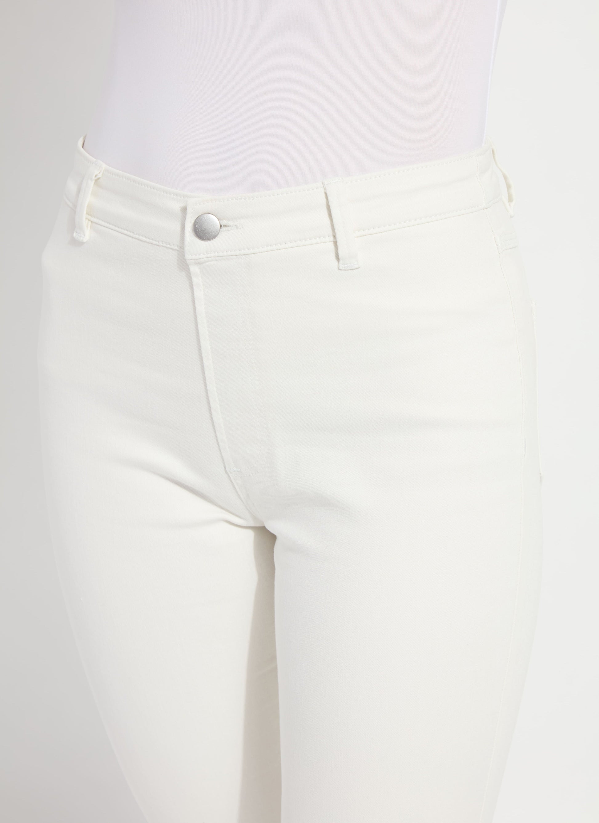 Lysse Estelle Everyday Flare Denim (32" Inseam) Distressed Black