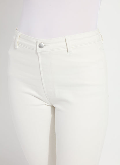 Lysse Estelle Everyday Flare Denim (32" Inseam) Distressed Black