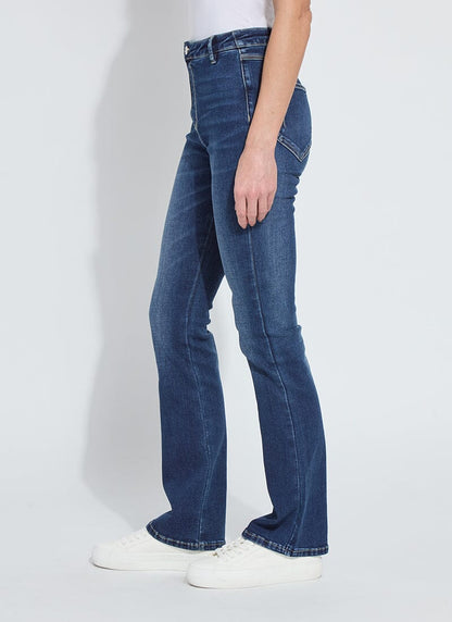Lysse Estelle Everyday Flare Denim (32" Inseam) Distressed Black