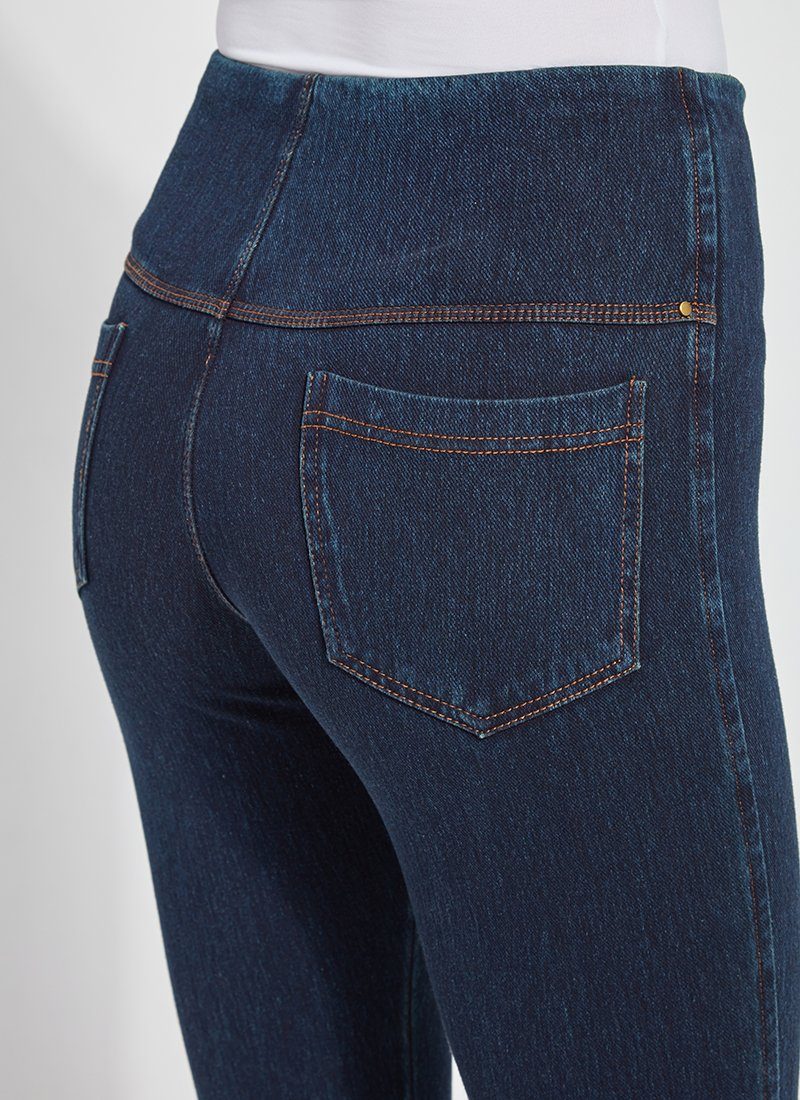 Lysse Toothpick Denim Jean Leggings  Mid Wash