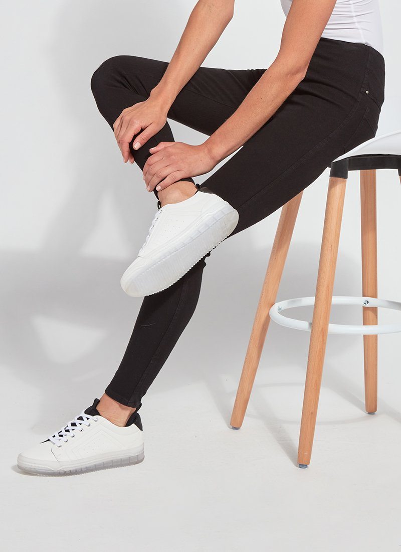Lysse Toothpick Denim Jean Leggings  Mid Wash