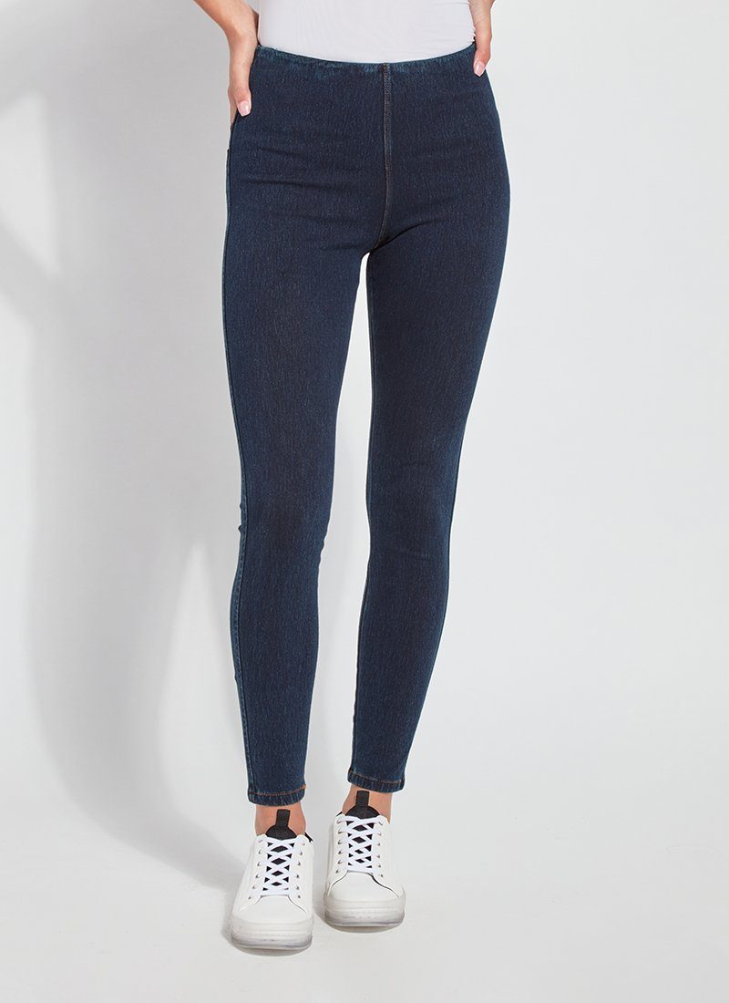 Lysse Toothpick Denim Jean Leggings  Mid Wash