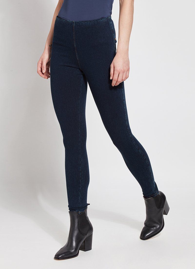 Lysse Toothpick Denim Jean Leggings  Mid Wash