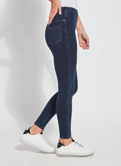 Lysse Toothpick Denim Jean Leggings  Mid Wash