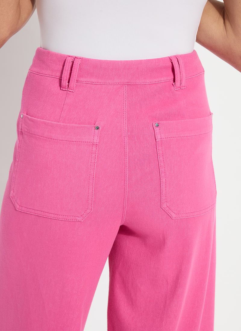 Lysse Erin Pintuck Repreve Denim - Hot Pink (27" Inseam) Hot Pink