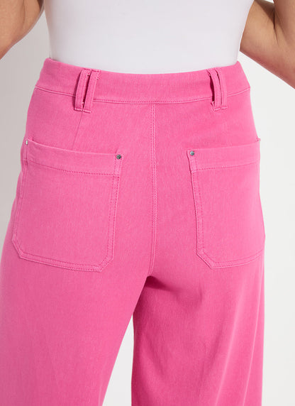 Lysse Erin Pintuck Repreve Denim - Hot Pink (27" Inseam) Hot Pink