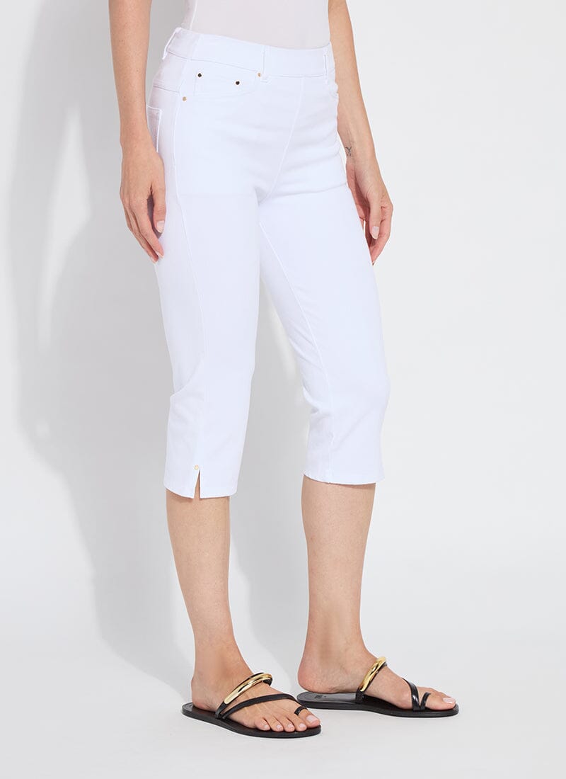 Lysse Granada Front Pocket Capri Denim (18.5" Inseam) Mid Wash