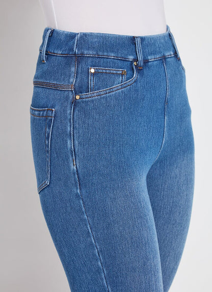 Lysse Granada Front Pocket Capri Denim (18.5" Inseam) Mid Wash