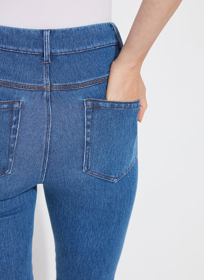 Lysse Granada Front Pocket Capri Denim (18.5" Inseam) Mid Wash