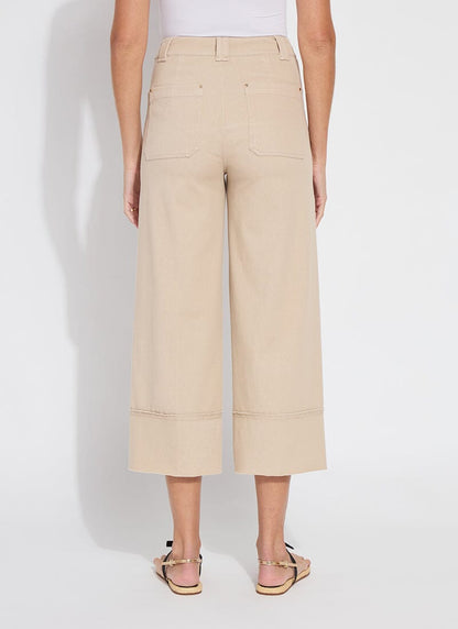 Lysse Analia Wide Leg Denim (25" Inseam) Linen
