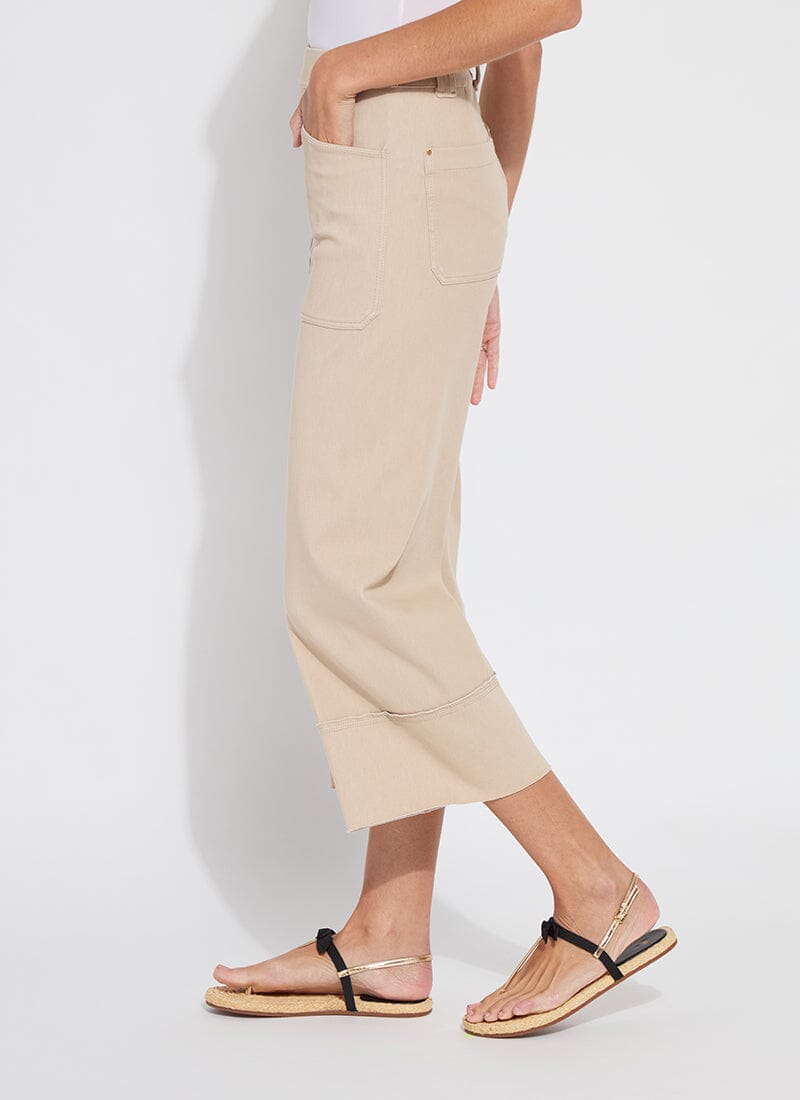 Lysse Analia Wide Leg Denim (25" Inseam) Linen