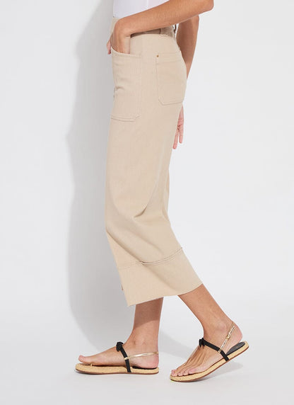Lysse Analia Wide Leg Denim (25" Inseam) Linen
