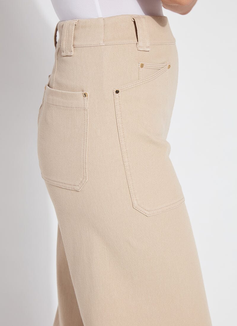 Lysse Analia Wide Leg Denim (25" Inseam) Linen