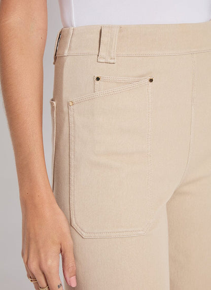Lysse Analia Wide Leg Denim (25" Inseam) Linen
