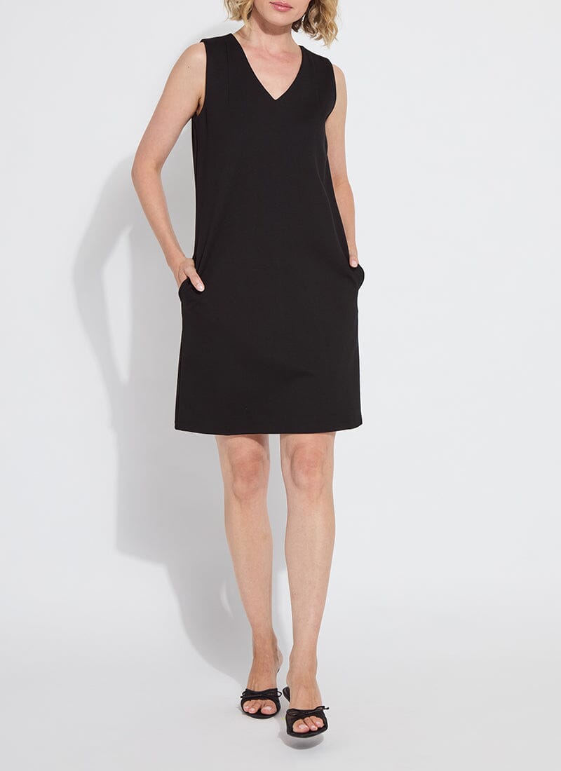 Lysse The Perfect A-Line Ponte Dress Black