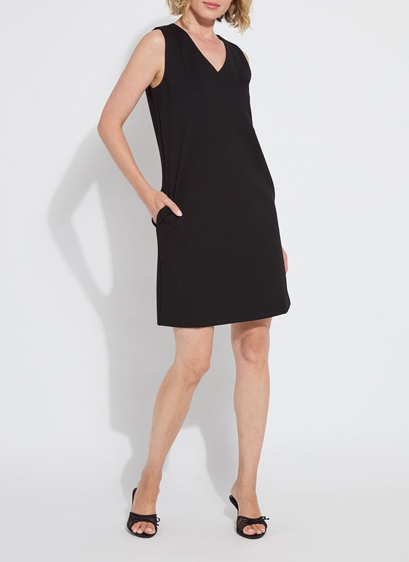 Lysse The Perfect A-Line Ponte Dress Black