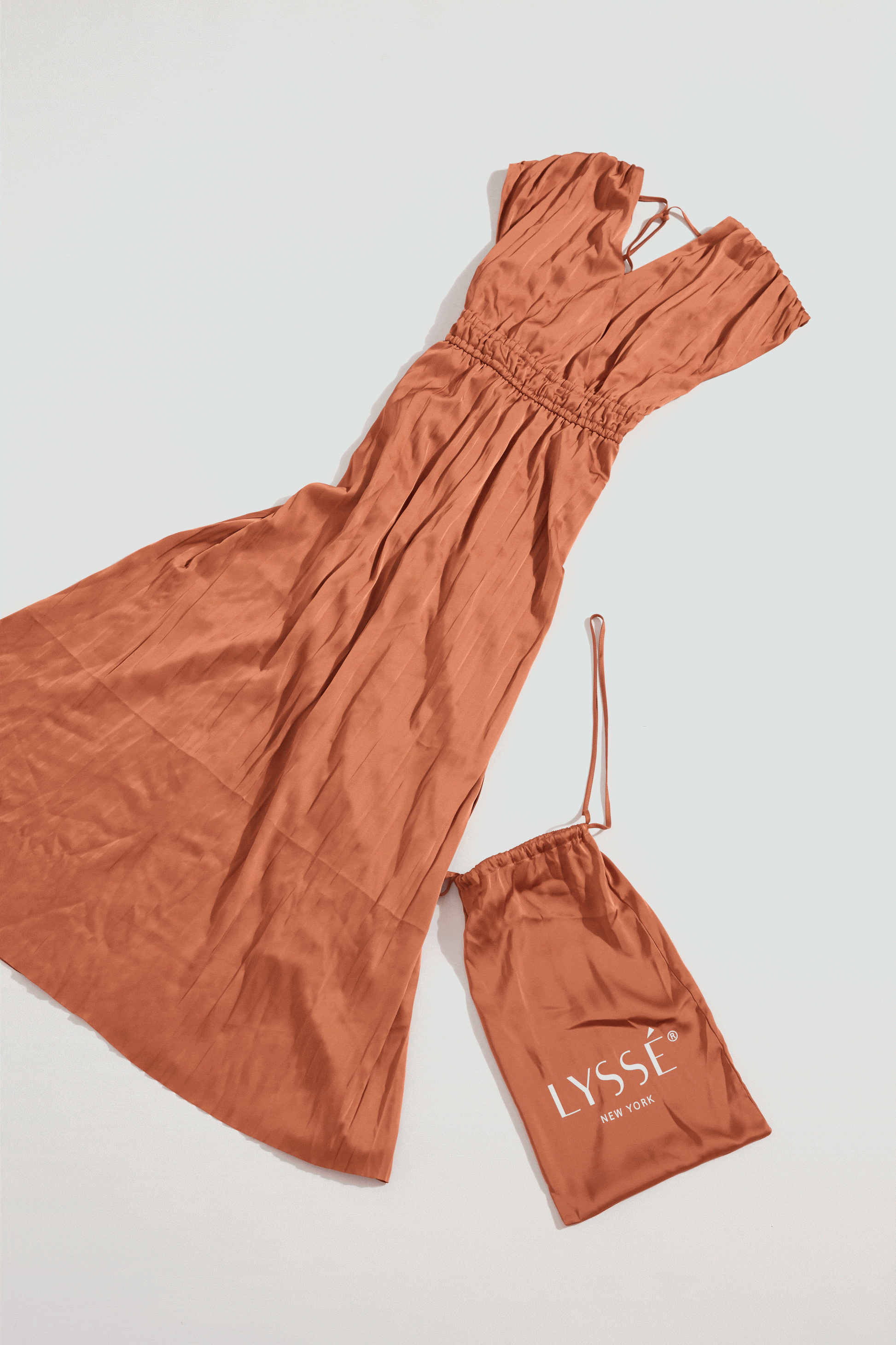 Lysse Maite Packable Pleated Dress Saffron