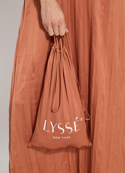 Lysse Maite Packable Pleated Dress Saffron