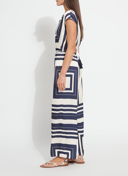Lysse Fabiana Printed Jumpsuit (28" Inseam) Costa Mosaica
