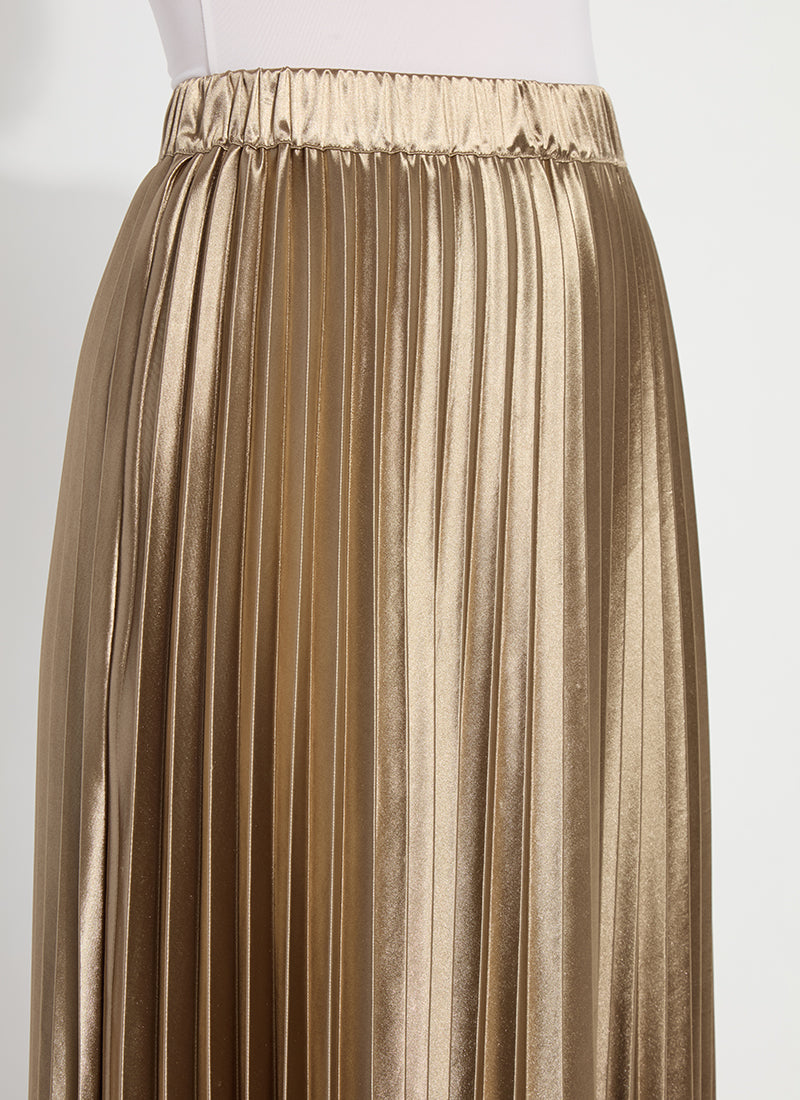 Lysse Nina Pleated Midi Skirt Celadon