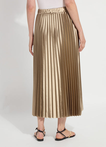 Lysse Nina Pleated Midi Skirt Celadon