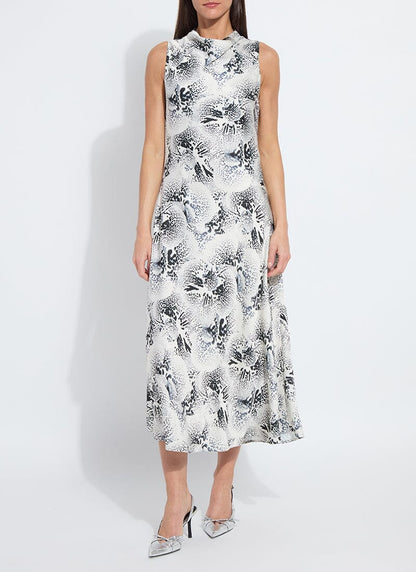 Lysse Anaya Embellished Halter Dress Winter Orchid