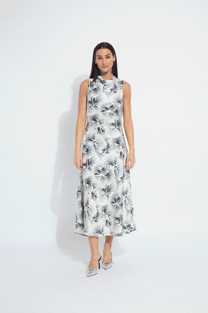 Lysse Anaya Embellished Halter Dress Winter Orchid