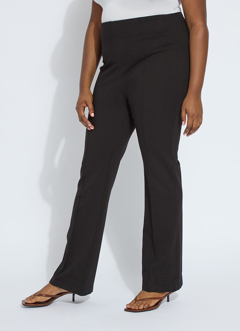 Lysse Elysse Pant Ponte Curvy (33" inseam) Charcoal