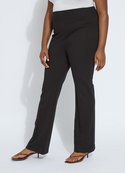 Lysse Elysse Pant Ponte Curvy (33" inseam) Charcoal