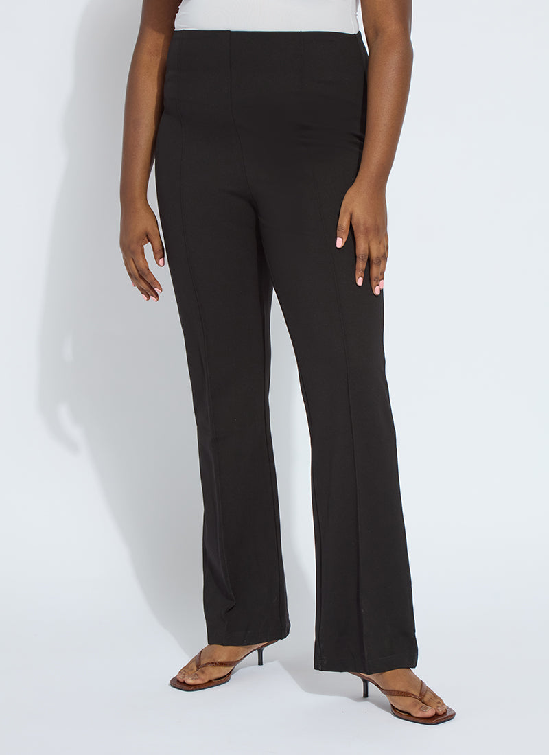 Lysse Elysse Pant Ponte Curvy (33" inseam) Charcoal