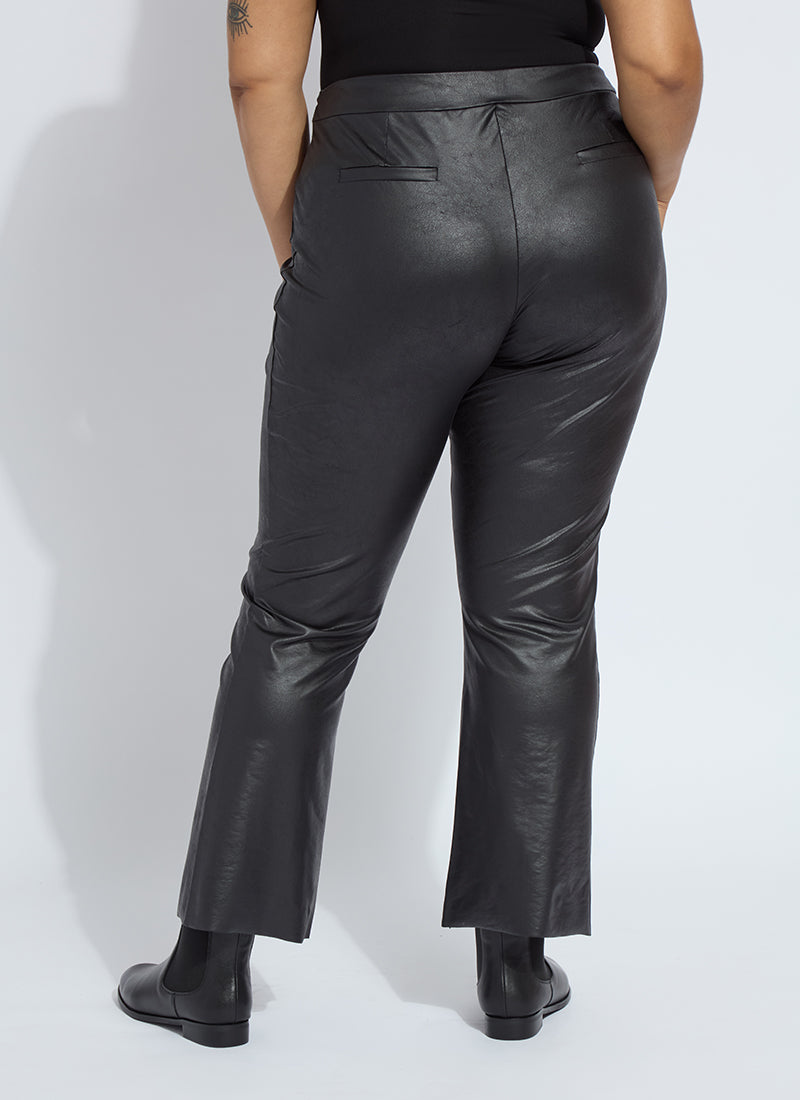 Lysse Elysse Foiled Leather Pant Curvy Black