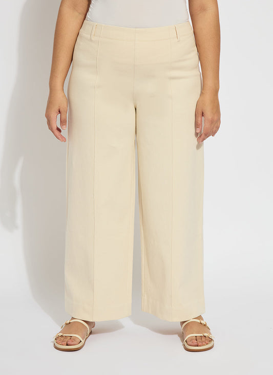 Lysse Nova Hi Waist Pintuck Denim Curvy - Coco Clay (29.5" Inseam) Coco Clay