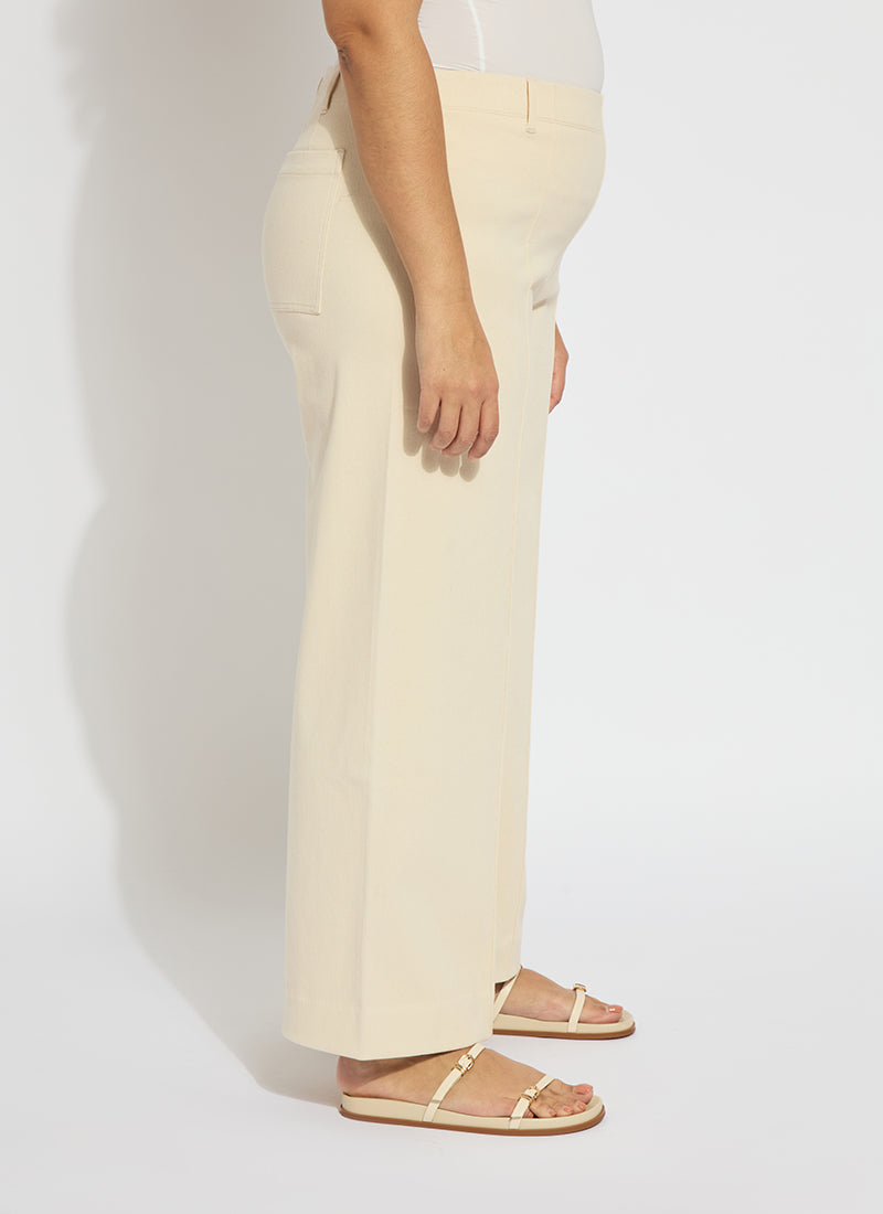 Lysse Nova Hi Waist Pintuck Denim Curvy - Coco Clay (29.5" Inseam) Coco Clay