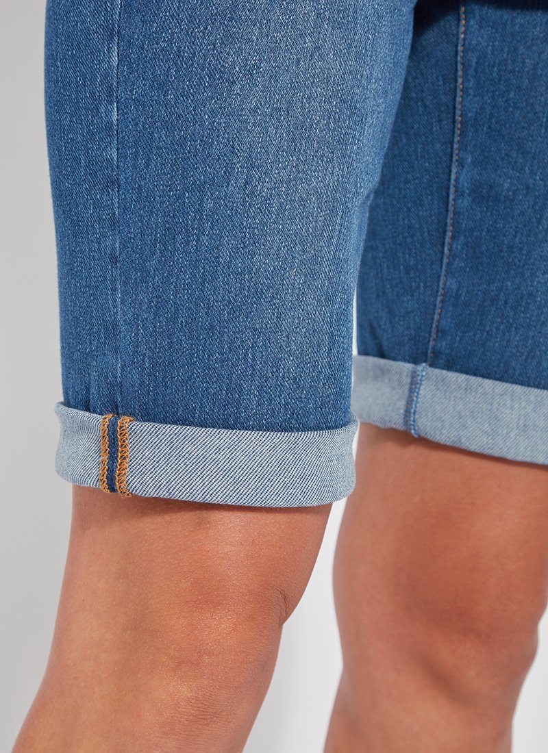 Lysse Boyfriend Short  Mid Wash