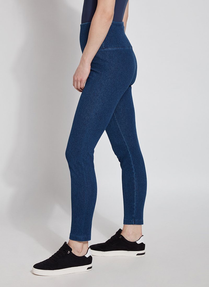 Lysse Denim Legging  Mid Wash
