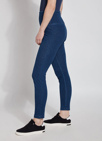 Lysse Denim Legging  Mid Wash