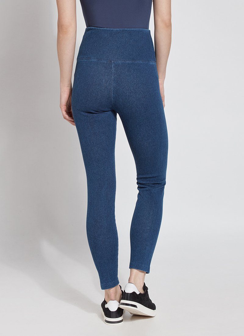 Lysse Denim Legging  Mid Wash